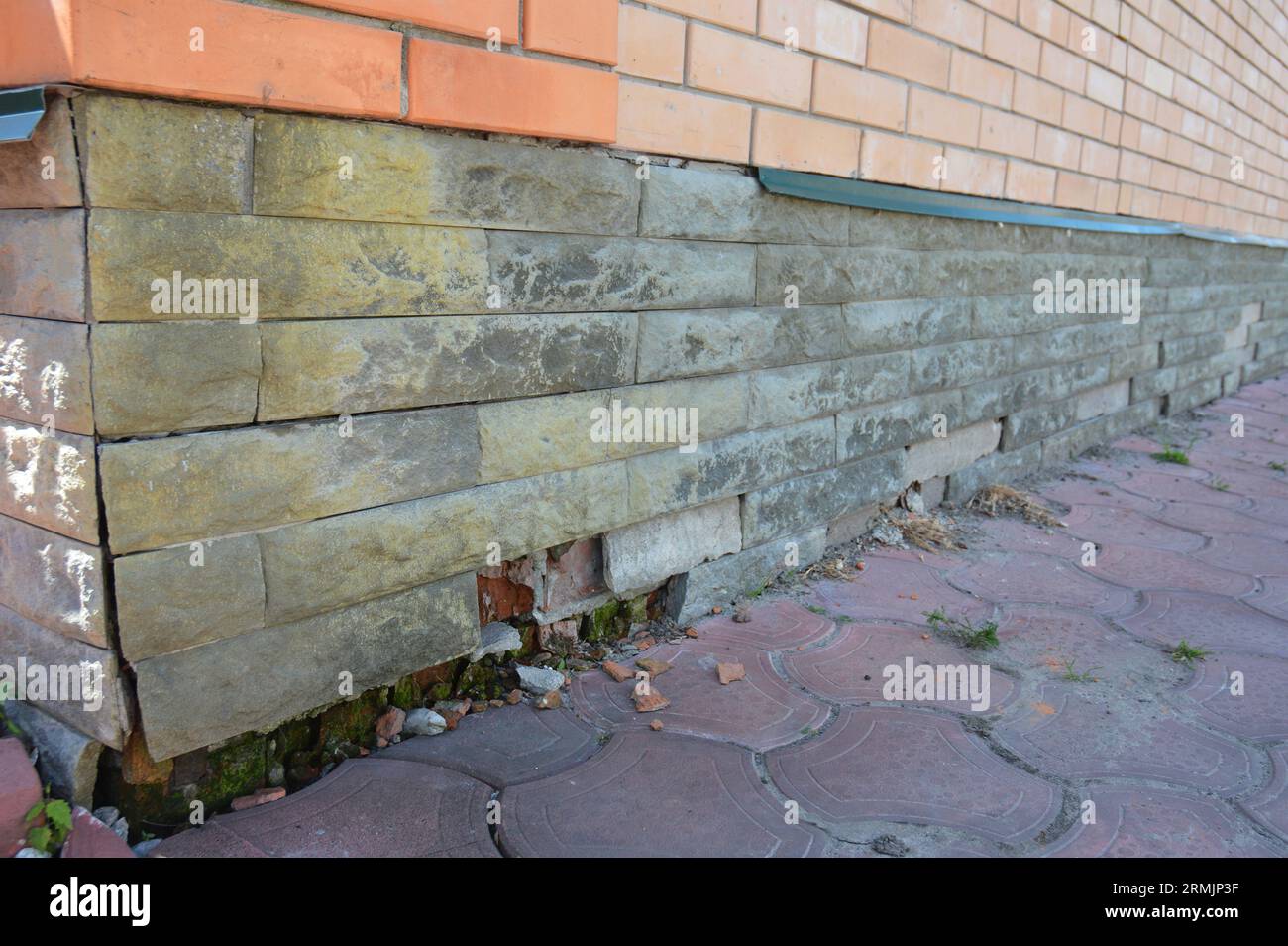 Mineral Efflorescence and wet foundation wall cracks warning signs