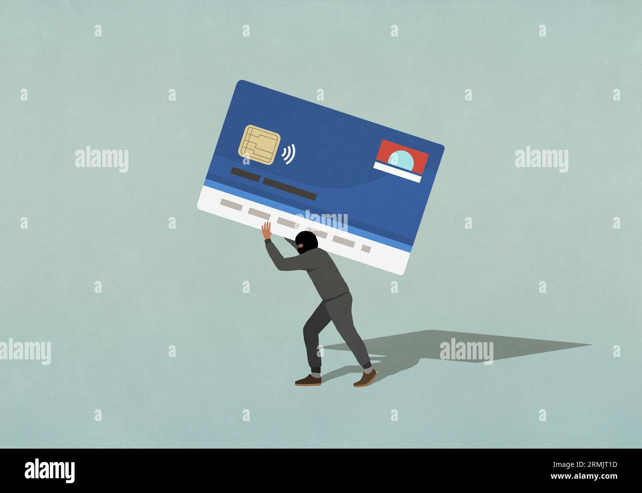 Identity thief stealing credit card Stock Photo Alamy