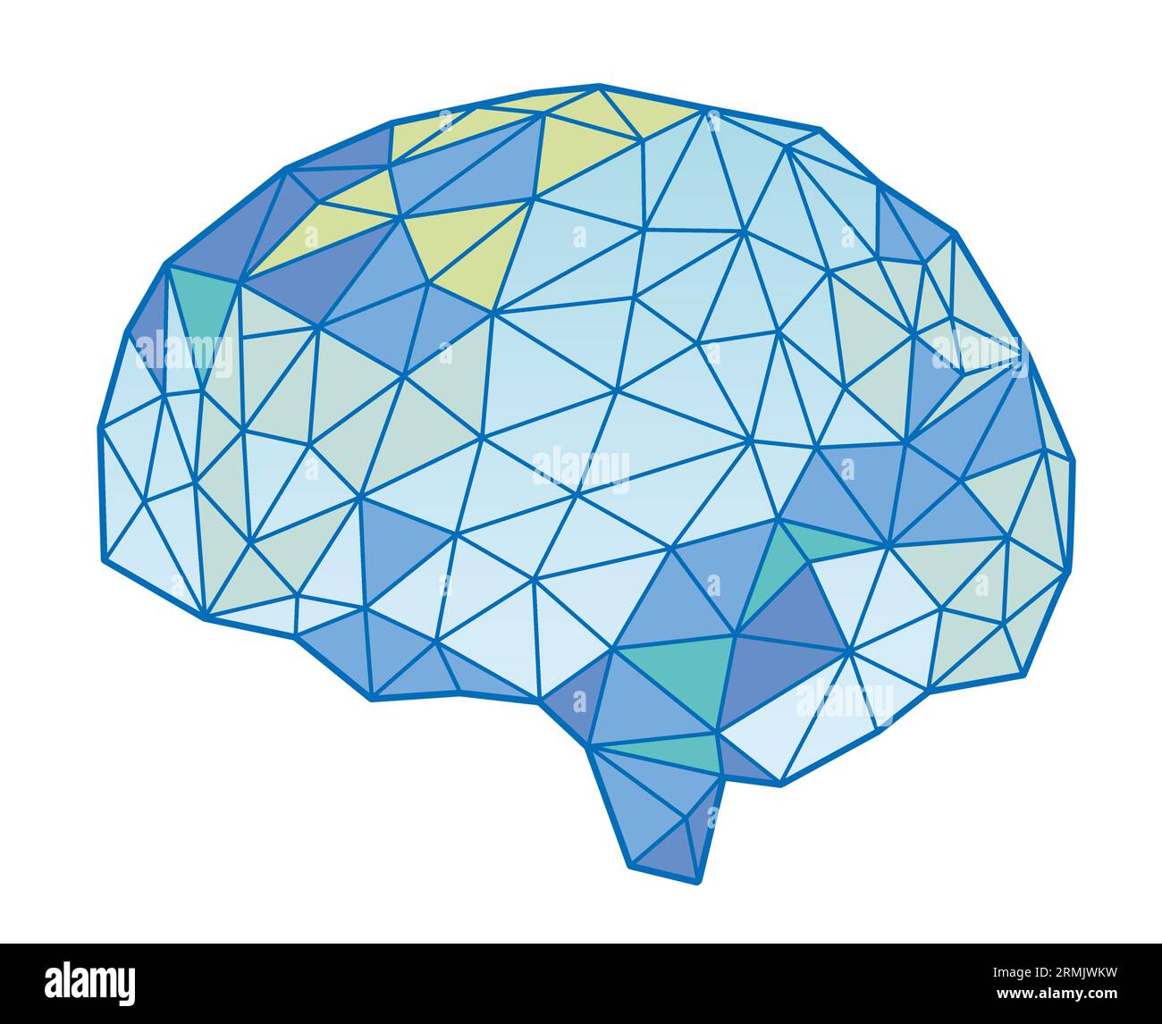 Artificial Intelligence Vector Concept Illustration Isolated On A White Background. Stock Vector