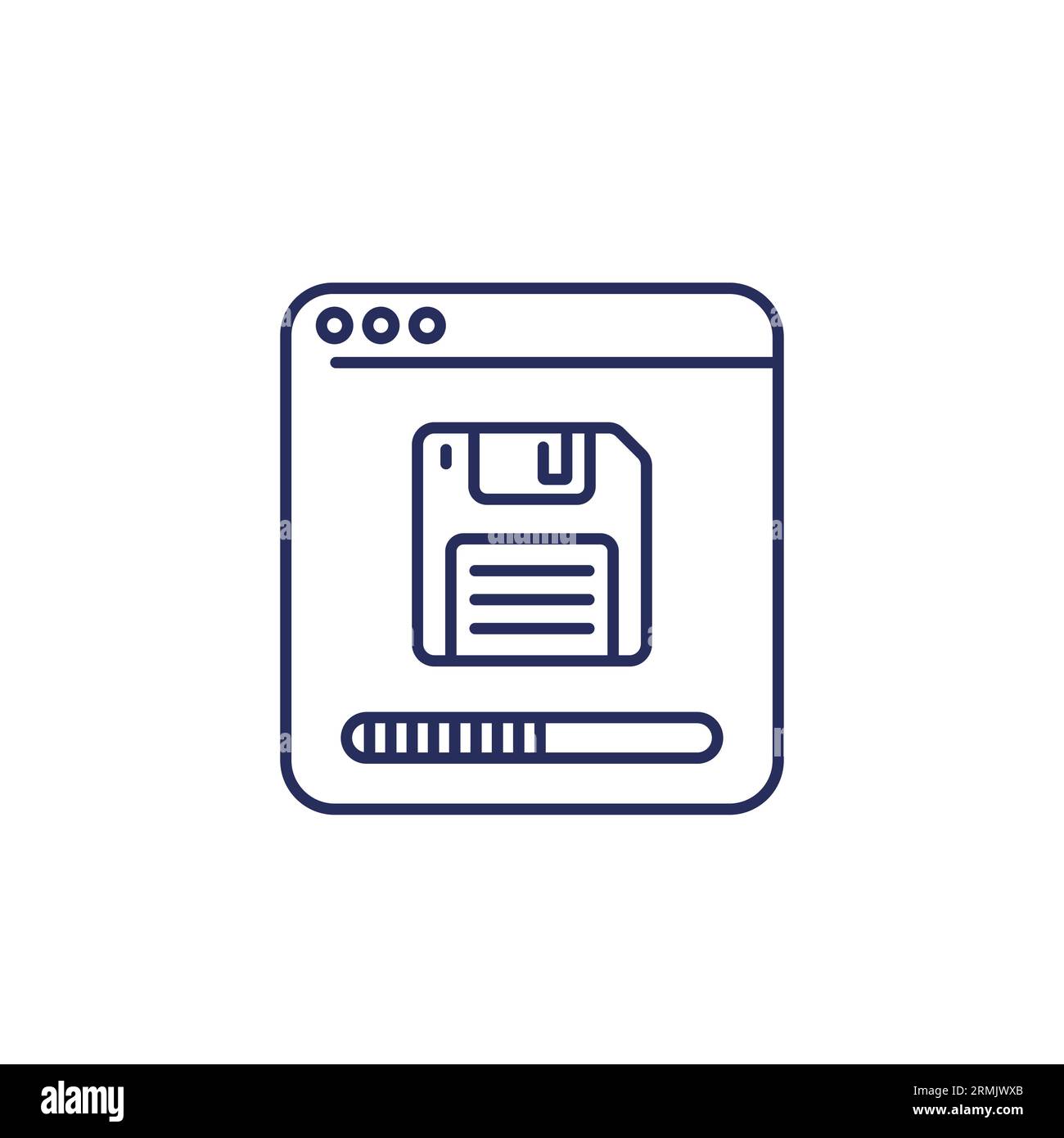 Files backup icon outline Cut Out