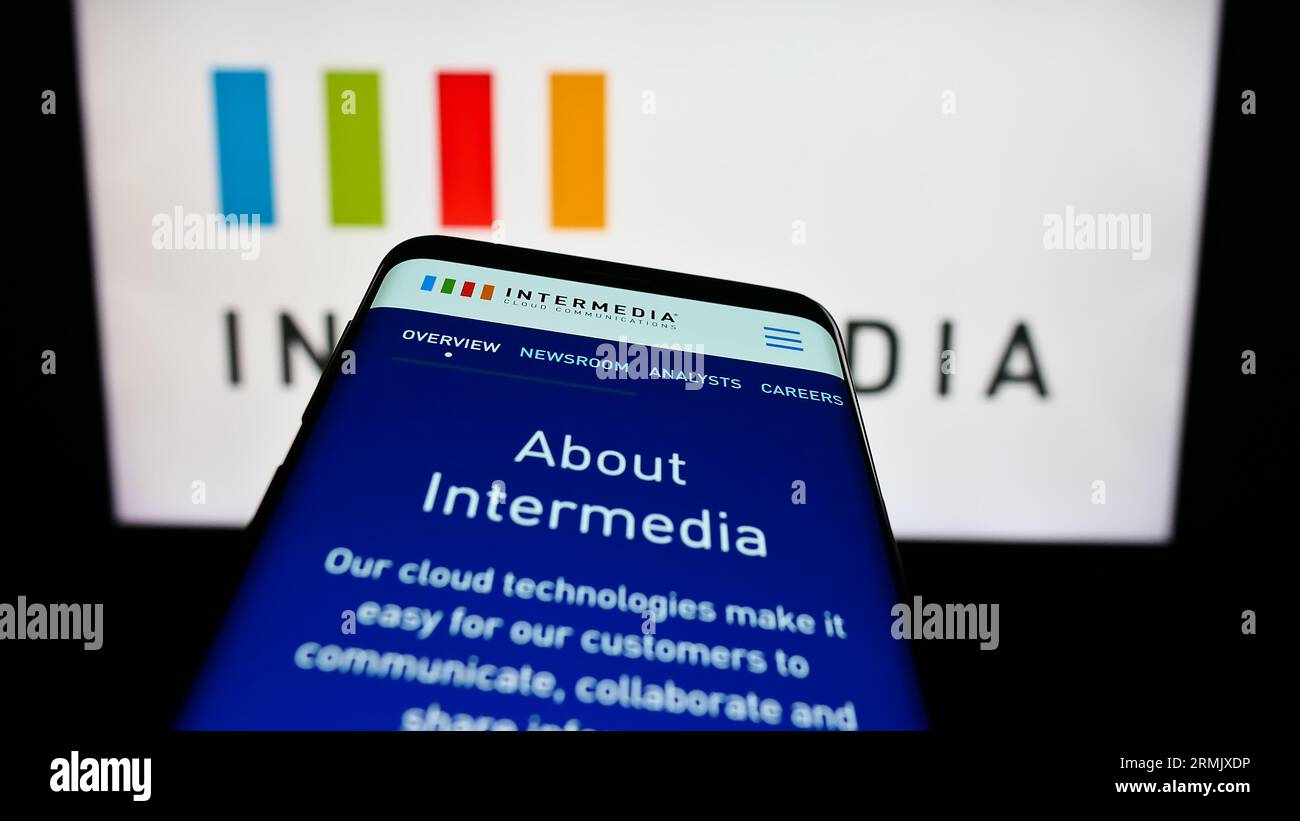 Intermedia logo hi-res stock photography and images - Alamy