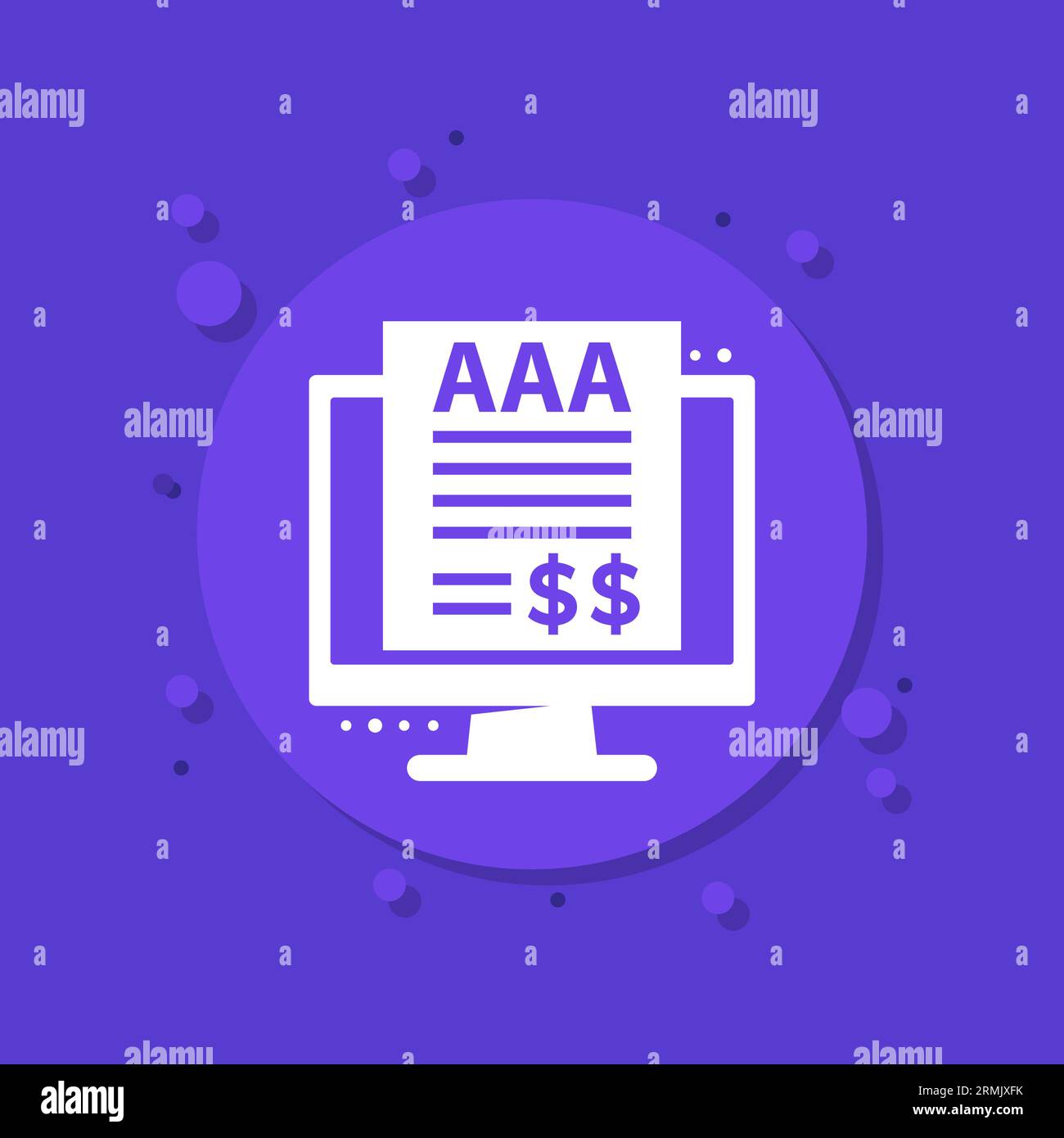 credit rating icon for Stock Vector Image & Art Alamy