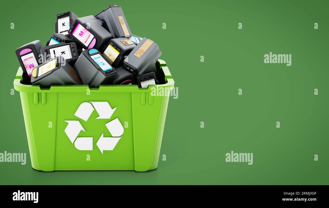 Printer cartridge recycle box hires stock photography and images Alamy