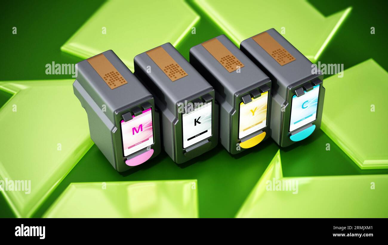 Printer cartridge recycle box hires stock photography and images Alamy