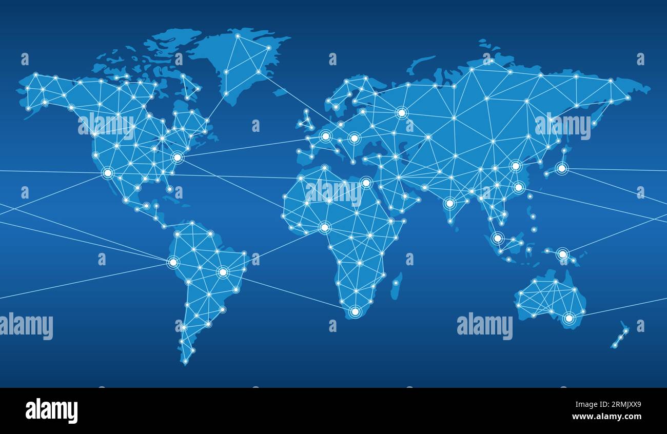 Europe centered world map hi-res stock photography and images - Alamy