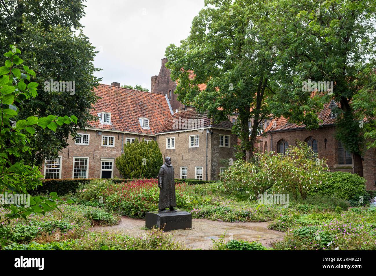 Statue of Willem van Oranje at the Prinsenhof in Delft, Netherlands