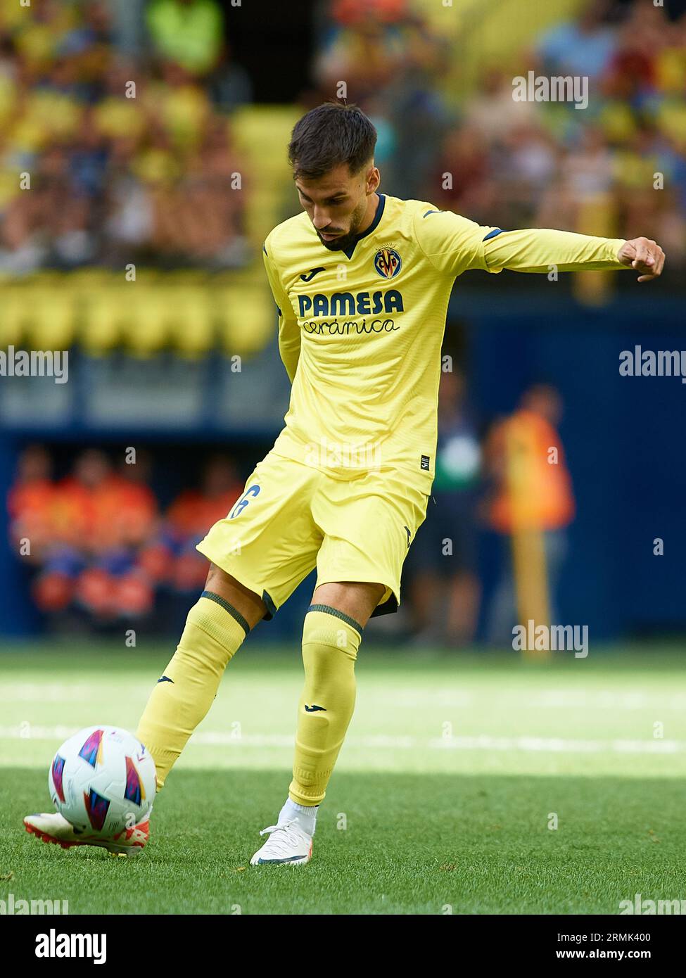 Goal Celebration Alex Baena of Villarreal CF, Alexander Sorloth of  Villarreal CF in action during the La Liga EA Sport Regular Season Round 3  on augus Stock Photo - Alamy