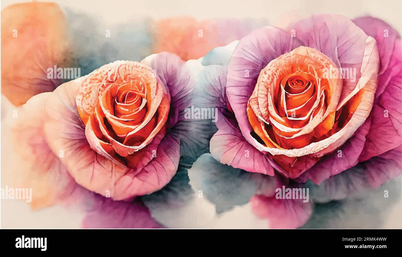 floral frame background vector art Stock Vector