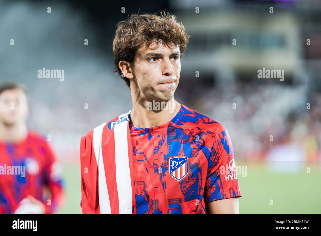 Madrid, Spain. 28th Aug, 2023. João Félix of Atletico de Madrid seen during the EA Sports 2023-24 La Liga match between Rayo Vallecano and Atletico de Madrid at Rayo Vallecano Stadium. Final score; Rayo Vallecano 0:7 Atletico Madrid. (Photo by Diego Radames/SOPA Images/Sipa USA) Credit: Sipa USA/Alamy Live News Stock Photo