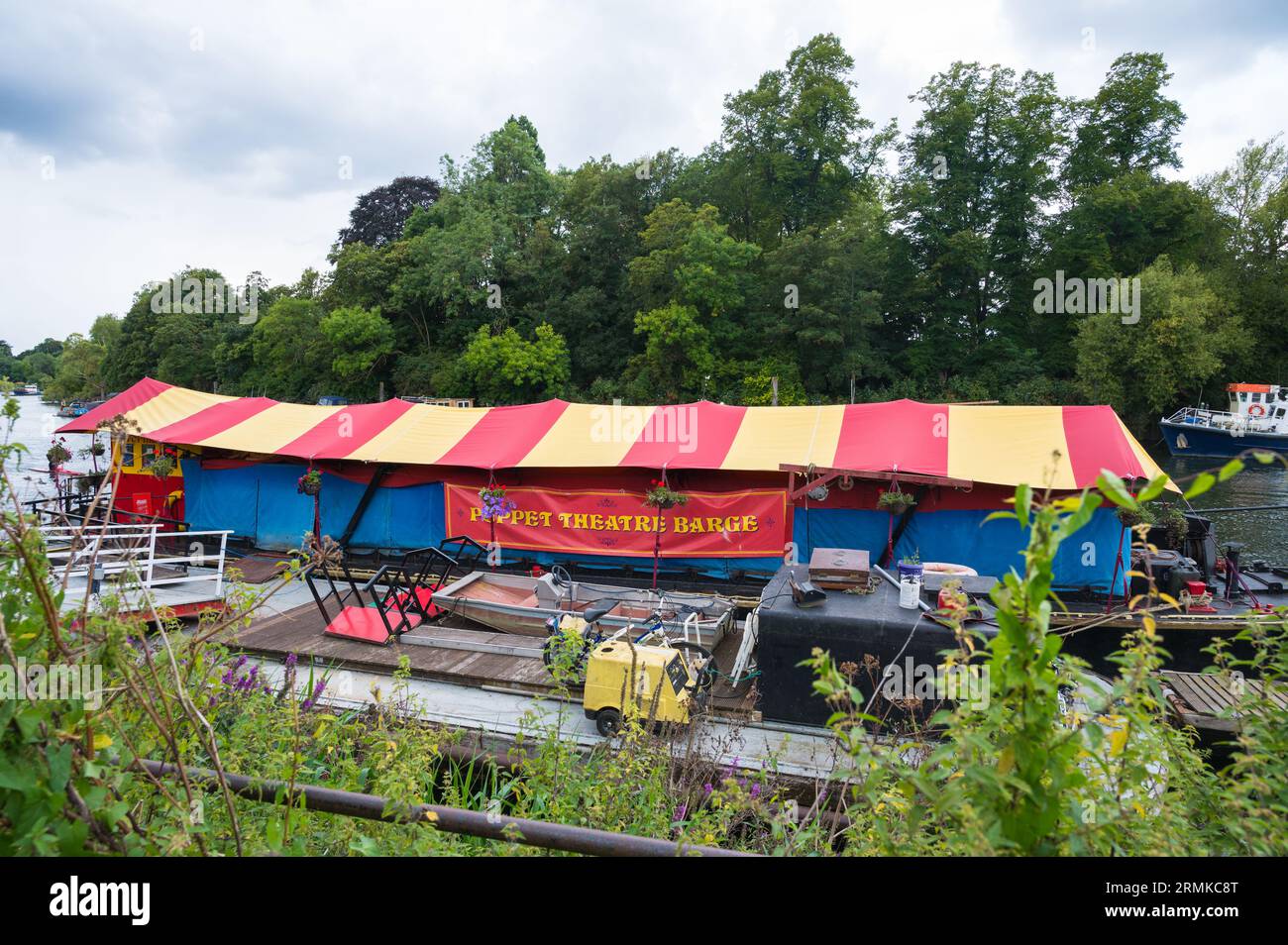 On the Thames at Richmond, Puppet Theatre Barge is an itinerant