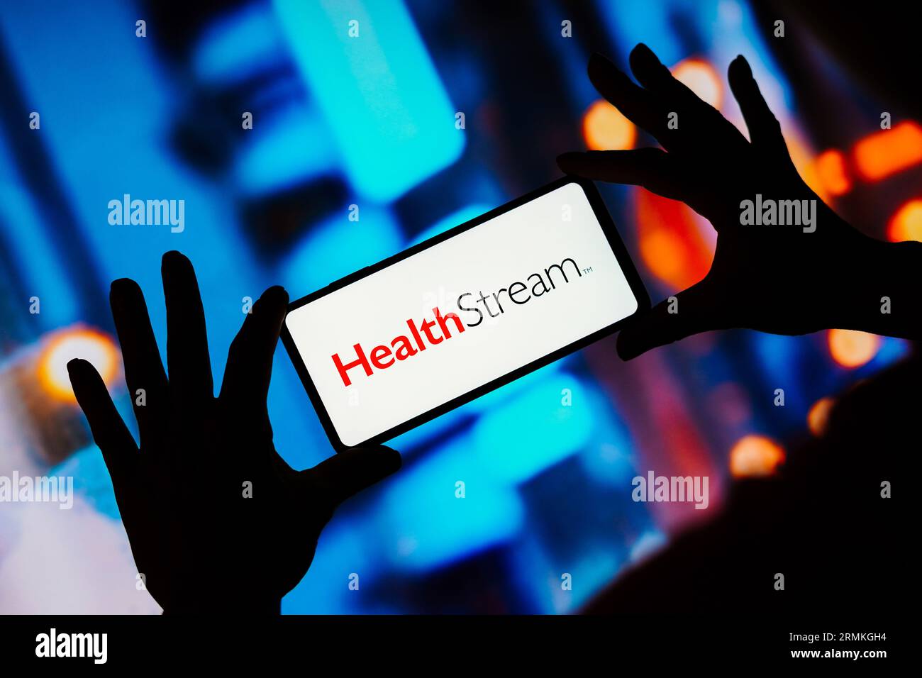 Brazil. 28th Aug, 2023. In this photo illustration, the HealthStream