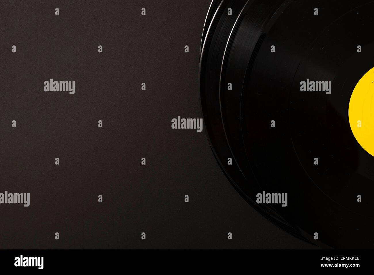 Stack vinyl record black background Stock Photo Alamy