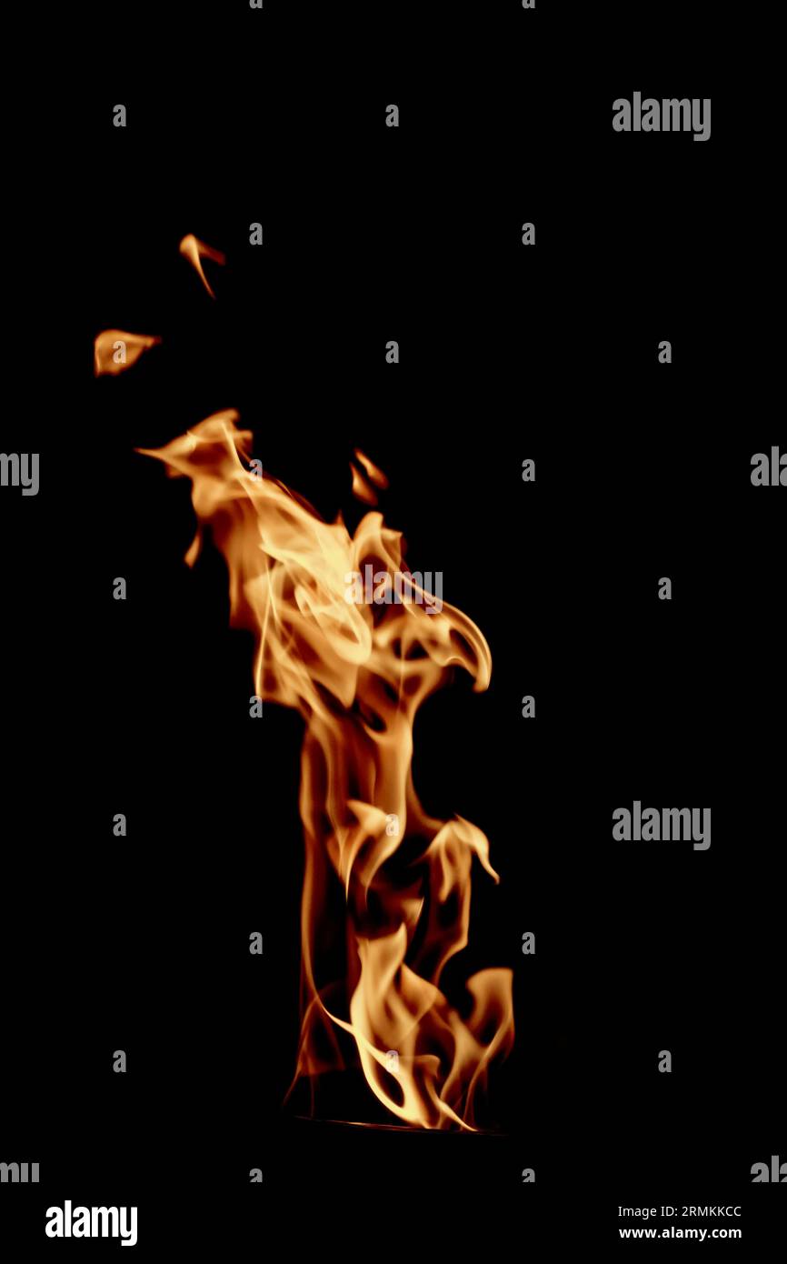 Tall flame fire Stock Photo Alamy