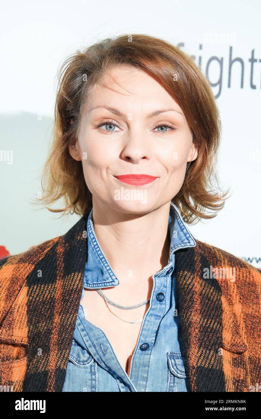London, UK. 28th Aug, 2023. Myanna Buring photographed at the London Premiere of Not a Fucking Horror Story held during Pigeon Shrine Frightfest 2023 at the Cineworld Leicester Square. Picture by Julie Edwards Credit: JEP Celebrity Photos/Alamy Live News Stock Photo