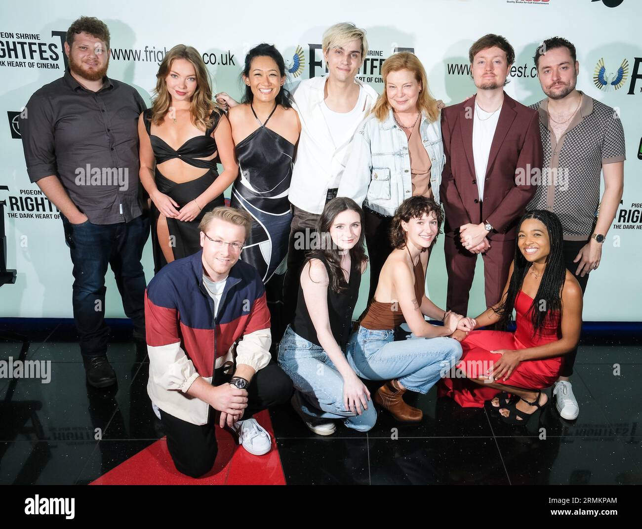 London, UK. 28th Aug, 2023. Cast and crew photographed at the International Premiere of Founders Day held during Pigeon Shrine Frightfest 2023 at the Cineworld Leicester Square. Picture by Julie Edwards Credit: JEP Celebrity Photos/Alamy Live News Stock Photo