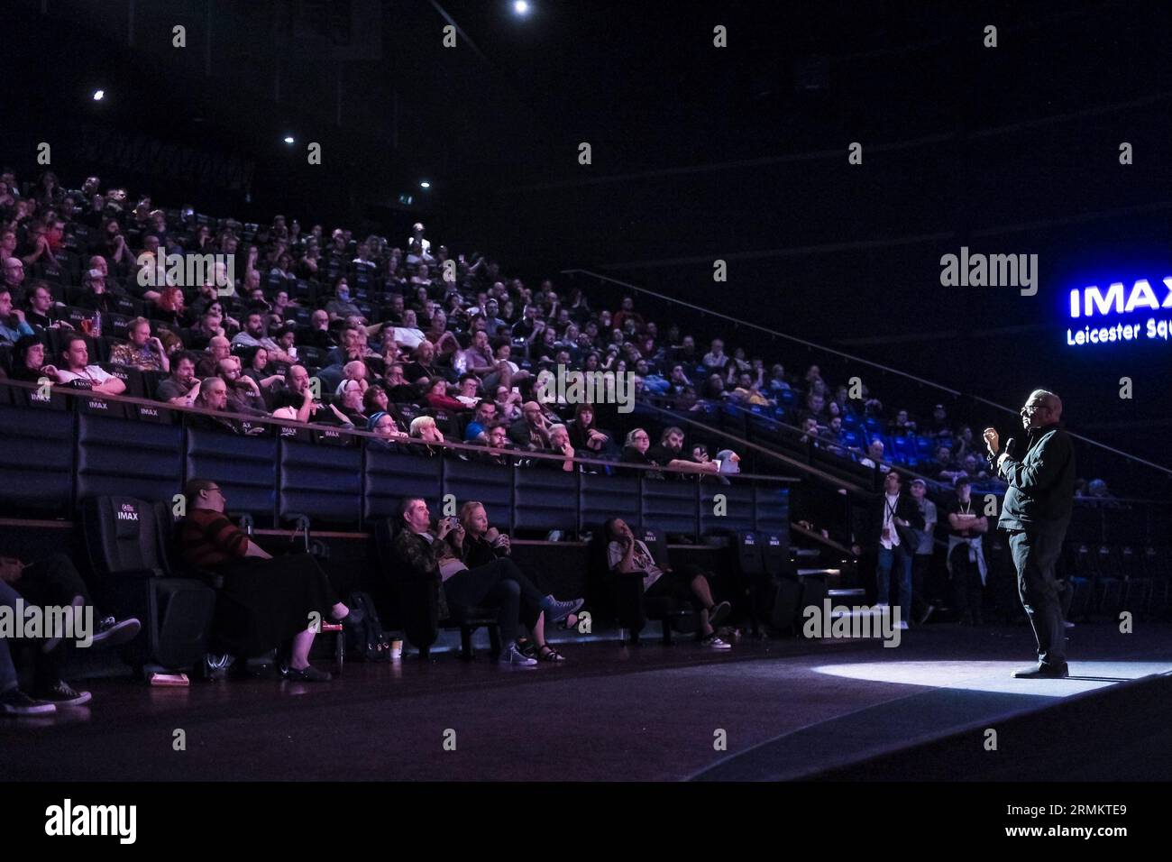 London, UK. 28th Aug, 2023. Mark Kermode photographed at the Kermode introduces The Exorcist (The Version you have never seen before) held during Pigeon Shrine Frightfest 2023 at the Cineworld Leicester Square. Picture by Julie Edwards Credit: JEP Celebrity Photos/Alamy Live News Stock Photo