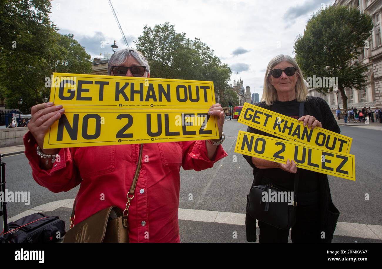 London, United Kingdom. August 29 2023. Activists stage a protest