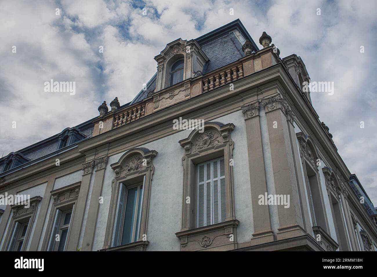 Facade baroque palace located hi-res stock photography and images - Alamy
