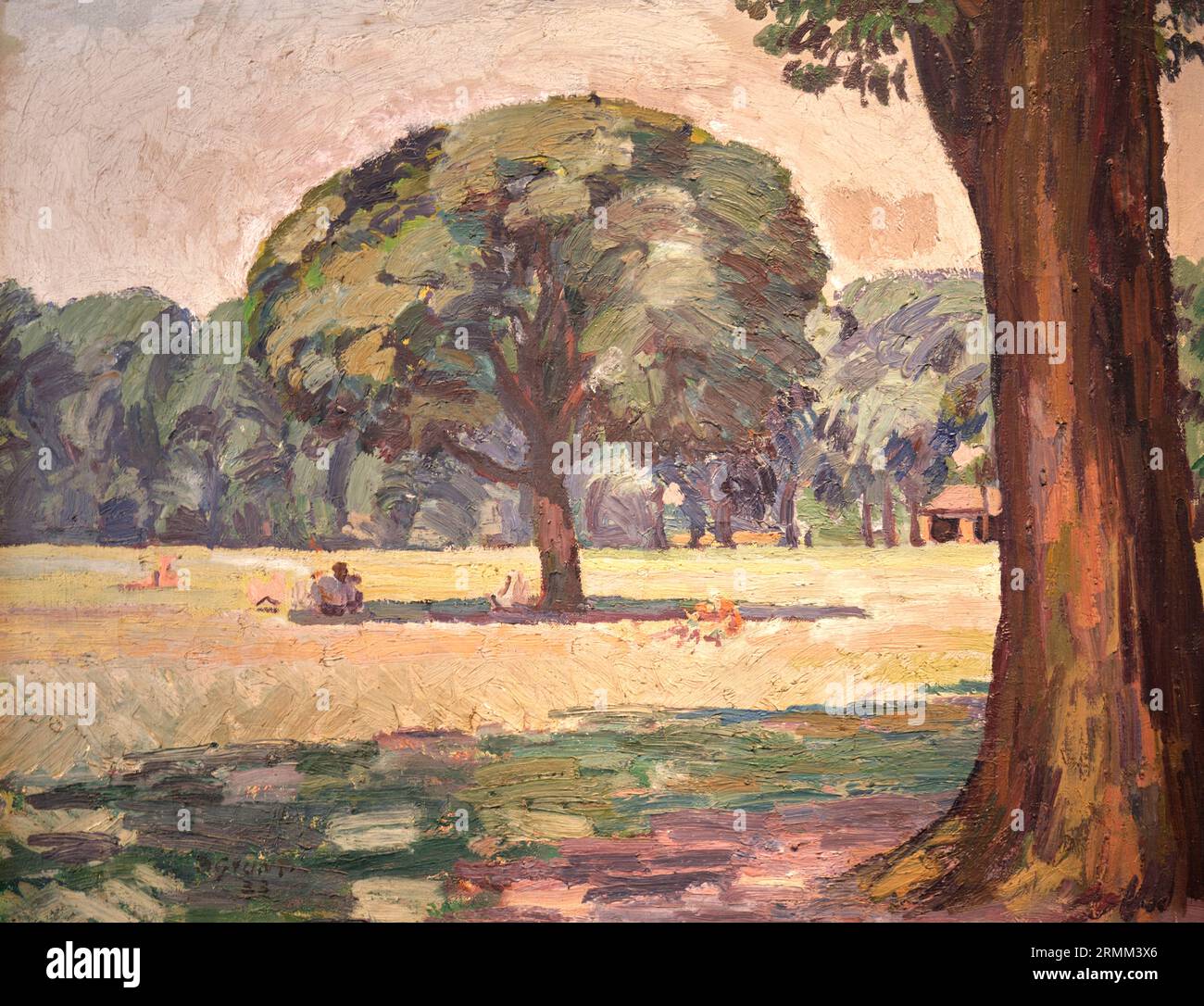 Regents Park Painting by Duncan Grant Stock Photo