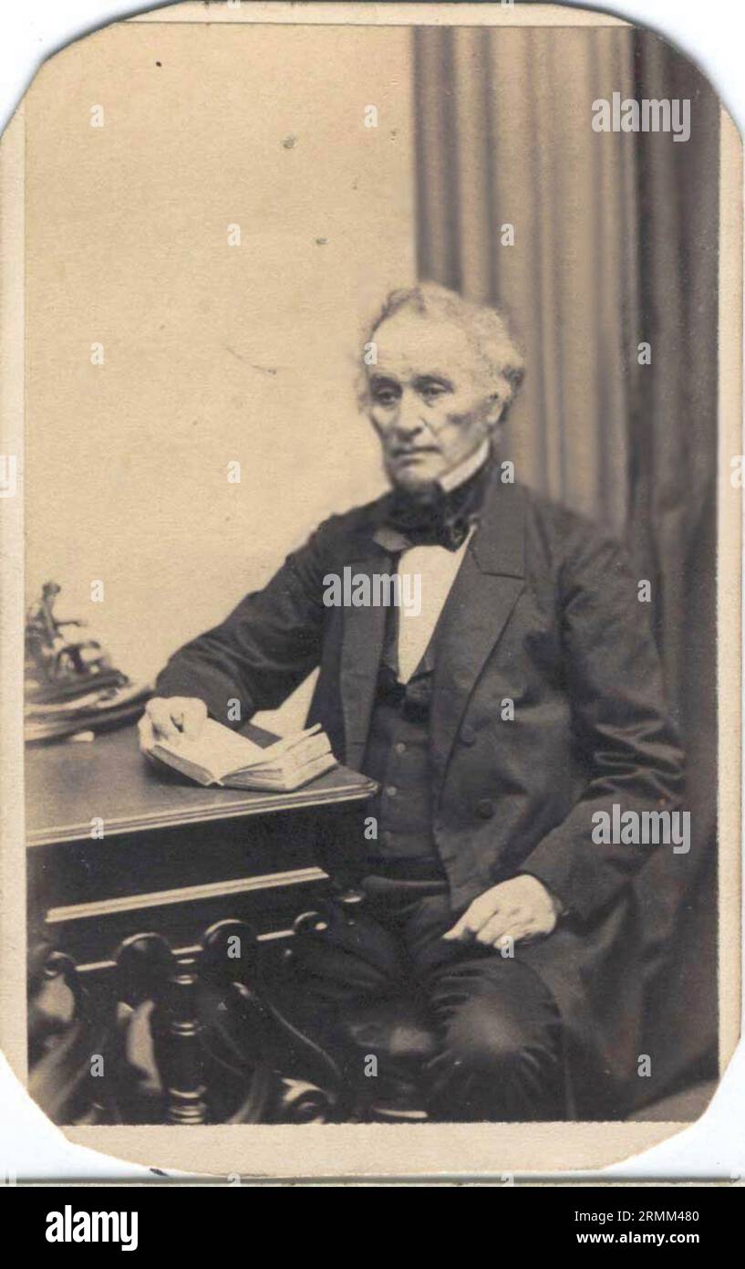 Jared Sparks, circa 1866. Stock Photo