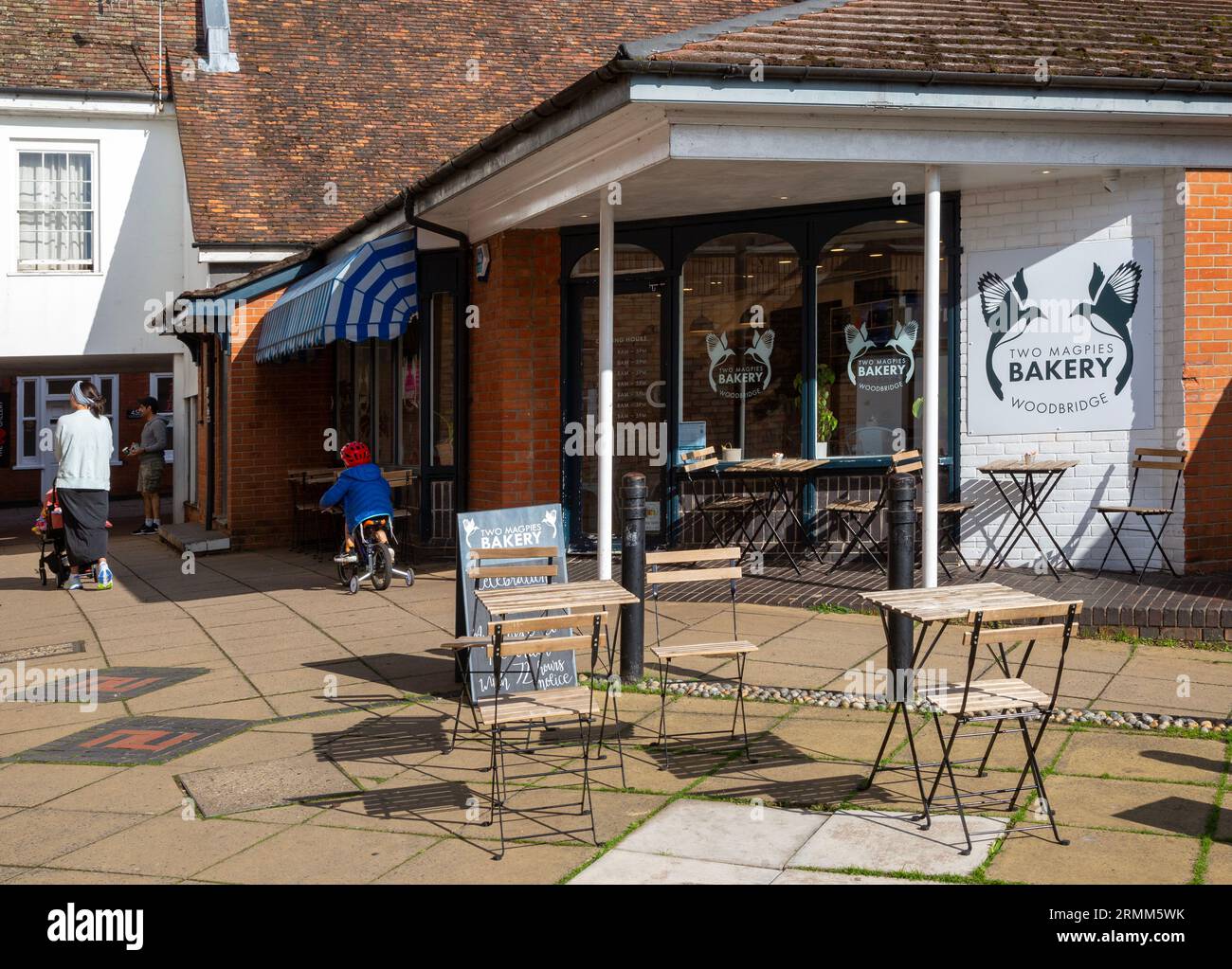 Two Magpies bakery shop store and cafe, Woodbridge, Sufffolk, England