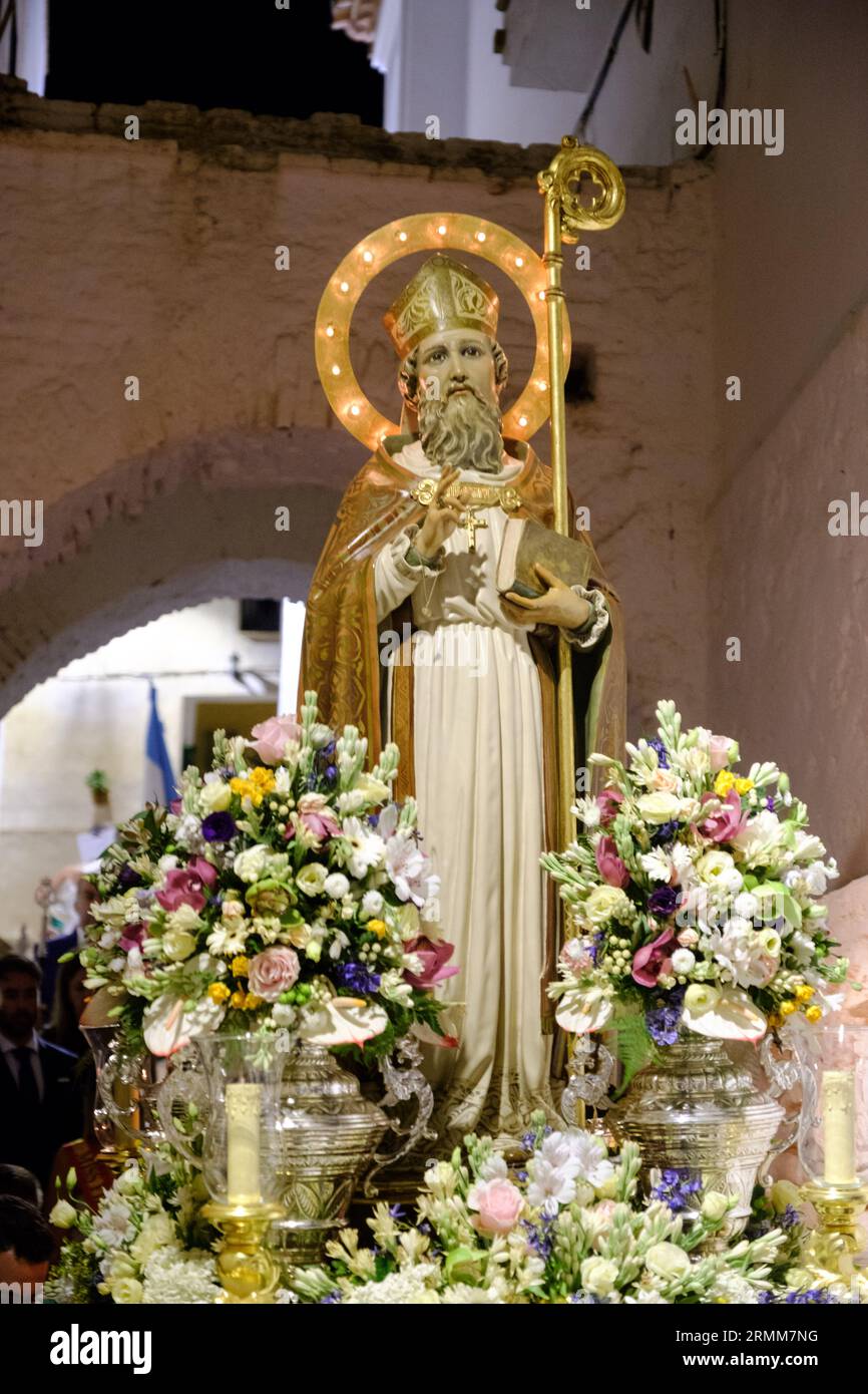 Comares Feria 2023, Procession of the patron San Hilario Stock Photo Alamy