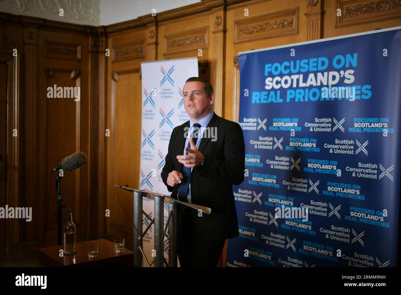 Edinburgh Scotland, UK 29 August 2023. Scottish Conservative leader ...