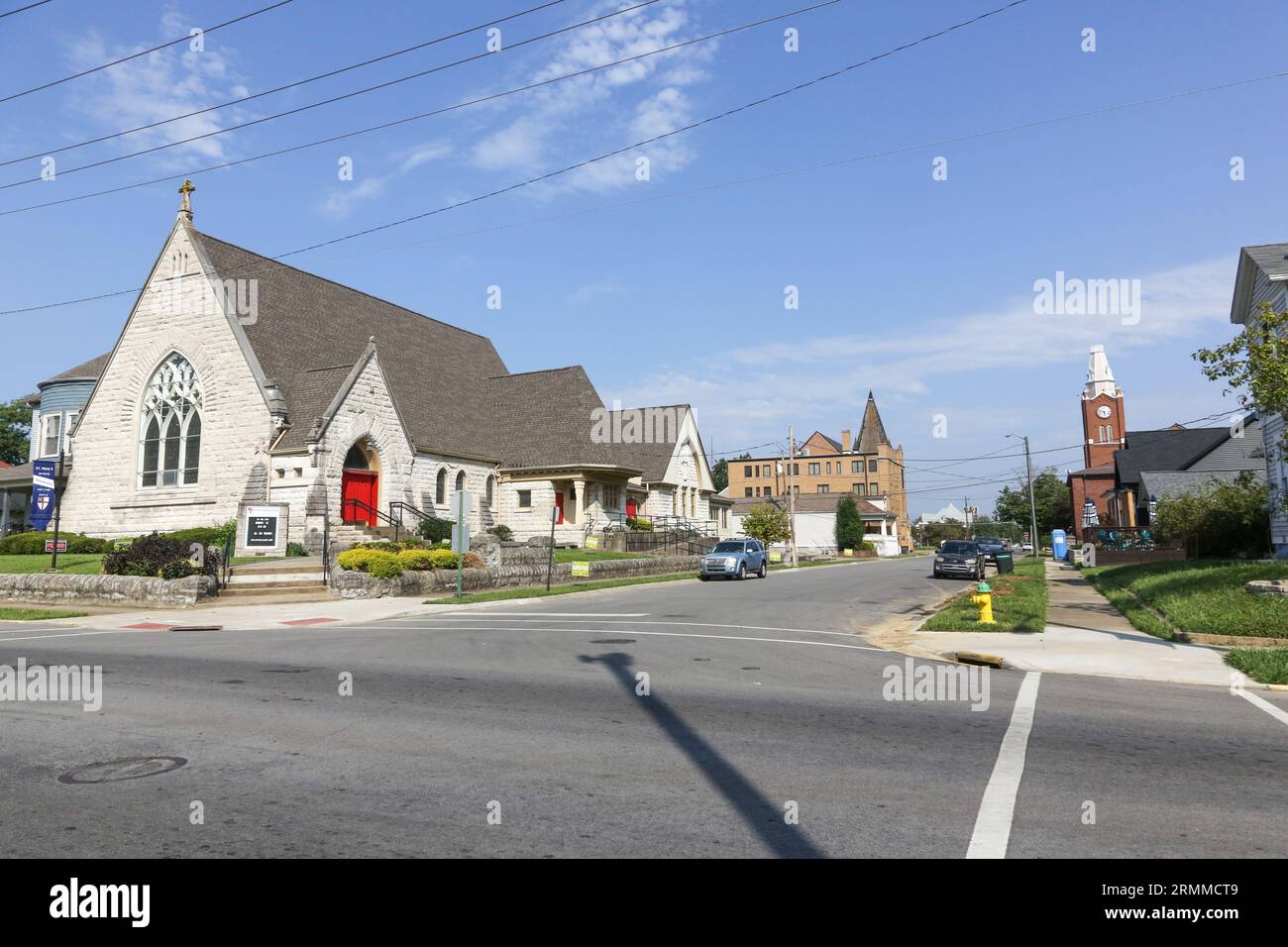 St. Paul's Episcopal Church in Jeffersonville, Indiana Stock Photo Alamy