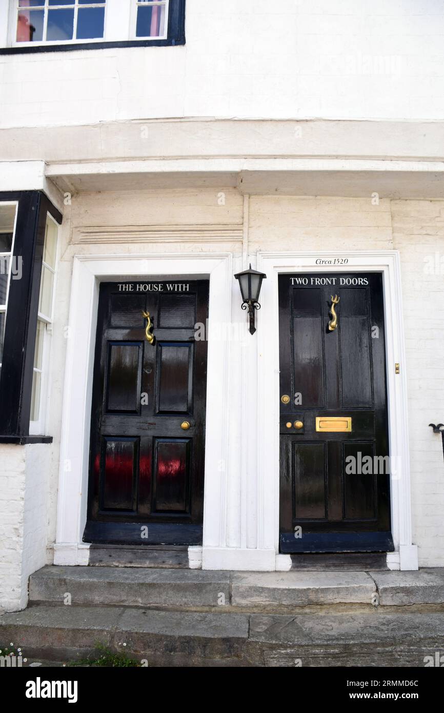 Quirky house name, Rye, East Sussex UK Stock Photo Alamy