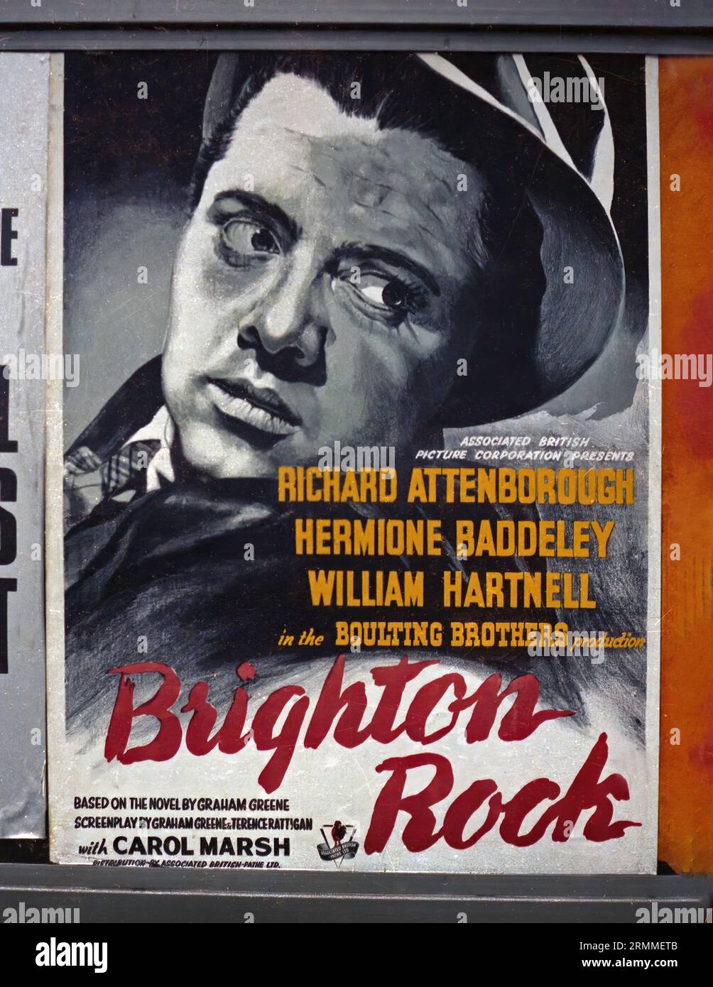 Brighton Rock cinema hoarding Stock Photo
