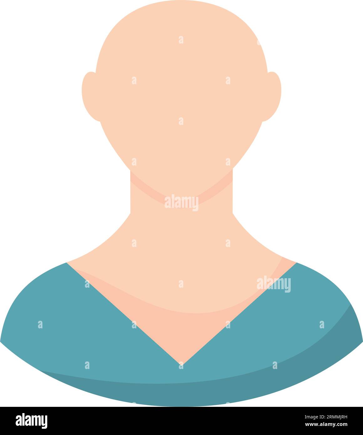 Isolated colored faceless avatar character Vector Stock Vector Image ...