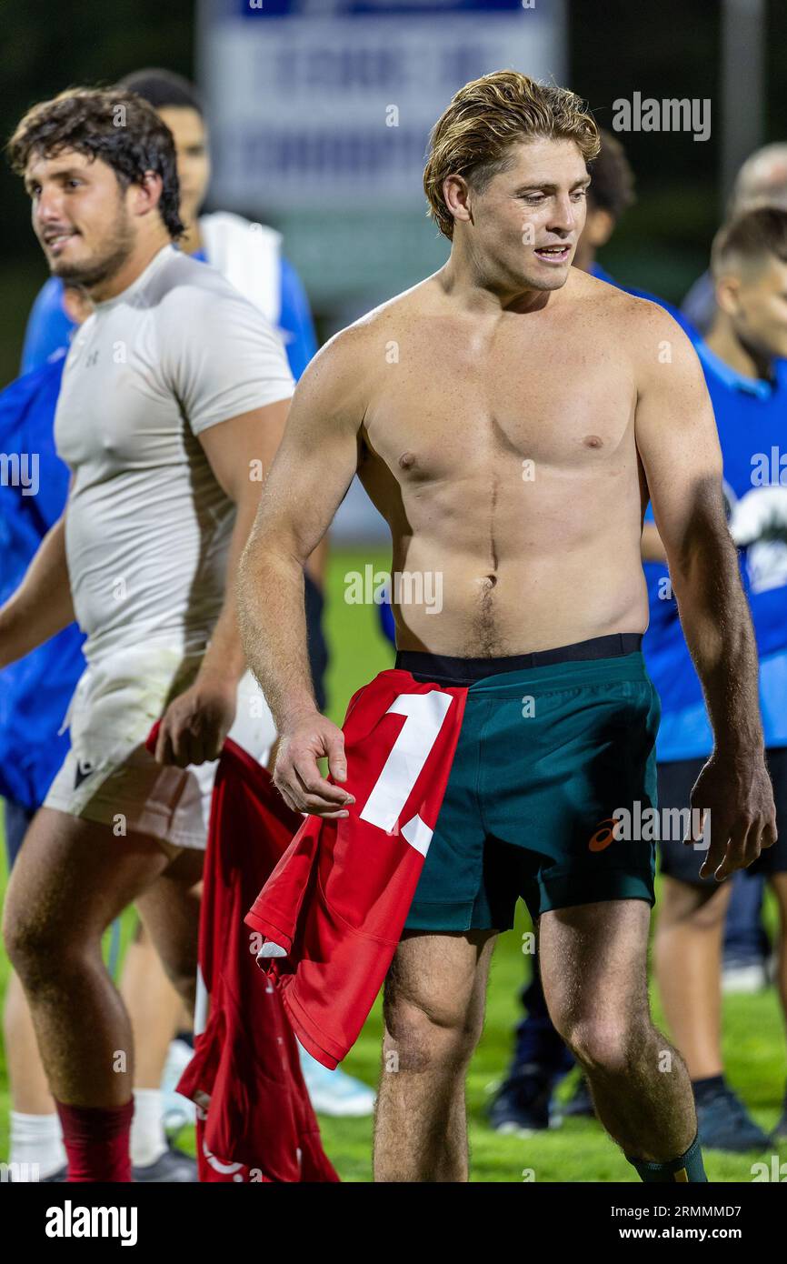 C) Denis TRASFI / MAXPPP - au Stade Jules Ladoumègue le 26-08-2023 - Test  match de la Coupe du monde de rugby homme - Australie - Portugal - James O'  Stock Photo - Alamy