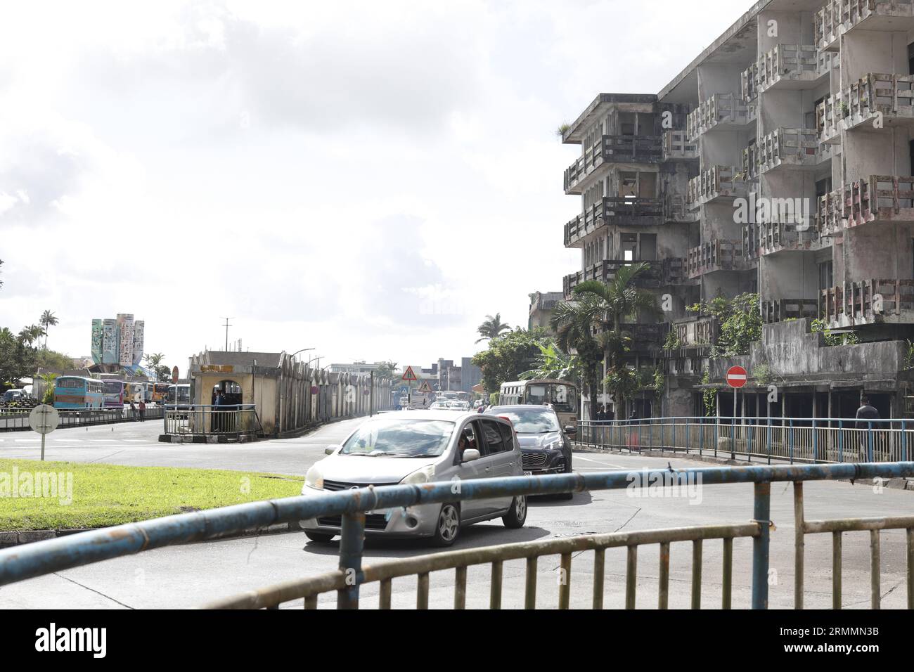 Curepipe: l’hôtel Europa détruit pour un projet résidentiel et commercial ? Stock Photo