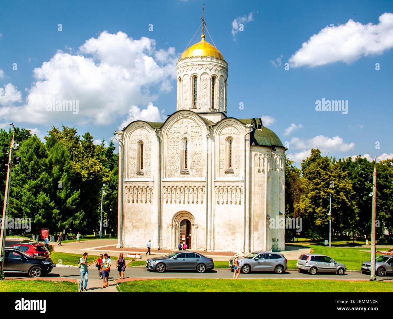 Vladimir, Russia - 6 July 2023: The Cathedral of Saint Demetrius is a ...