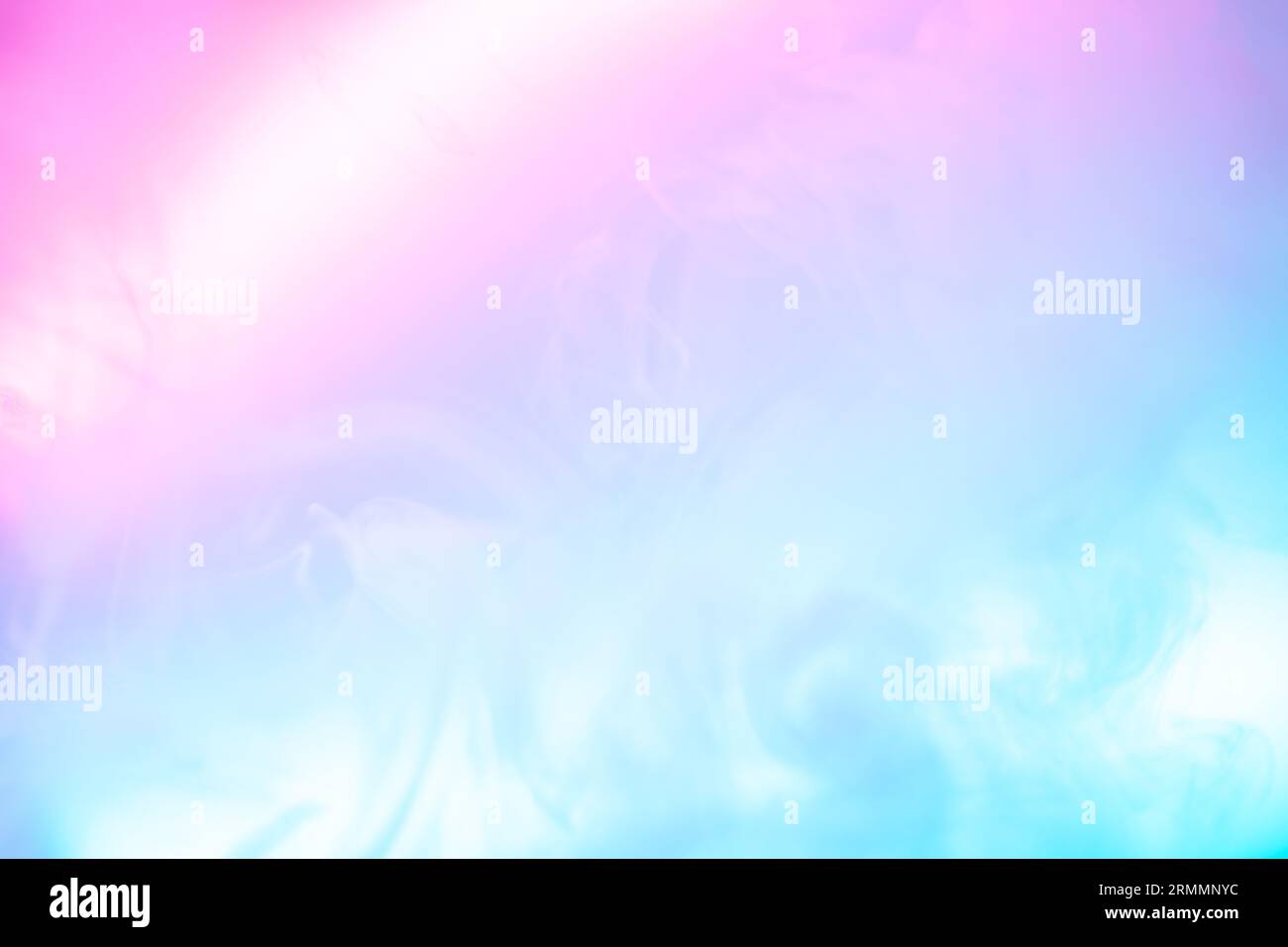 Abstract neon colored smooth smoke texture background Stock Photo