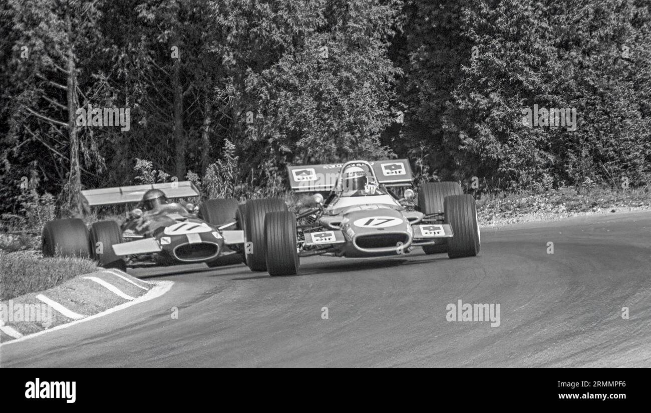 Jackie Stewart in a Matra Ford Cosworth, started 4th DNF and Jacky Ickx