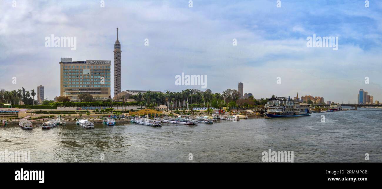 Gezira island on the Nile River in Cairo Stock Photo - Alamy