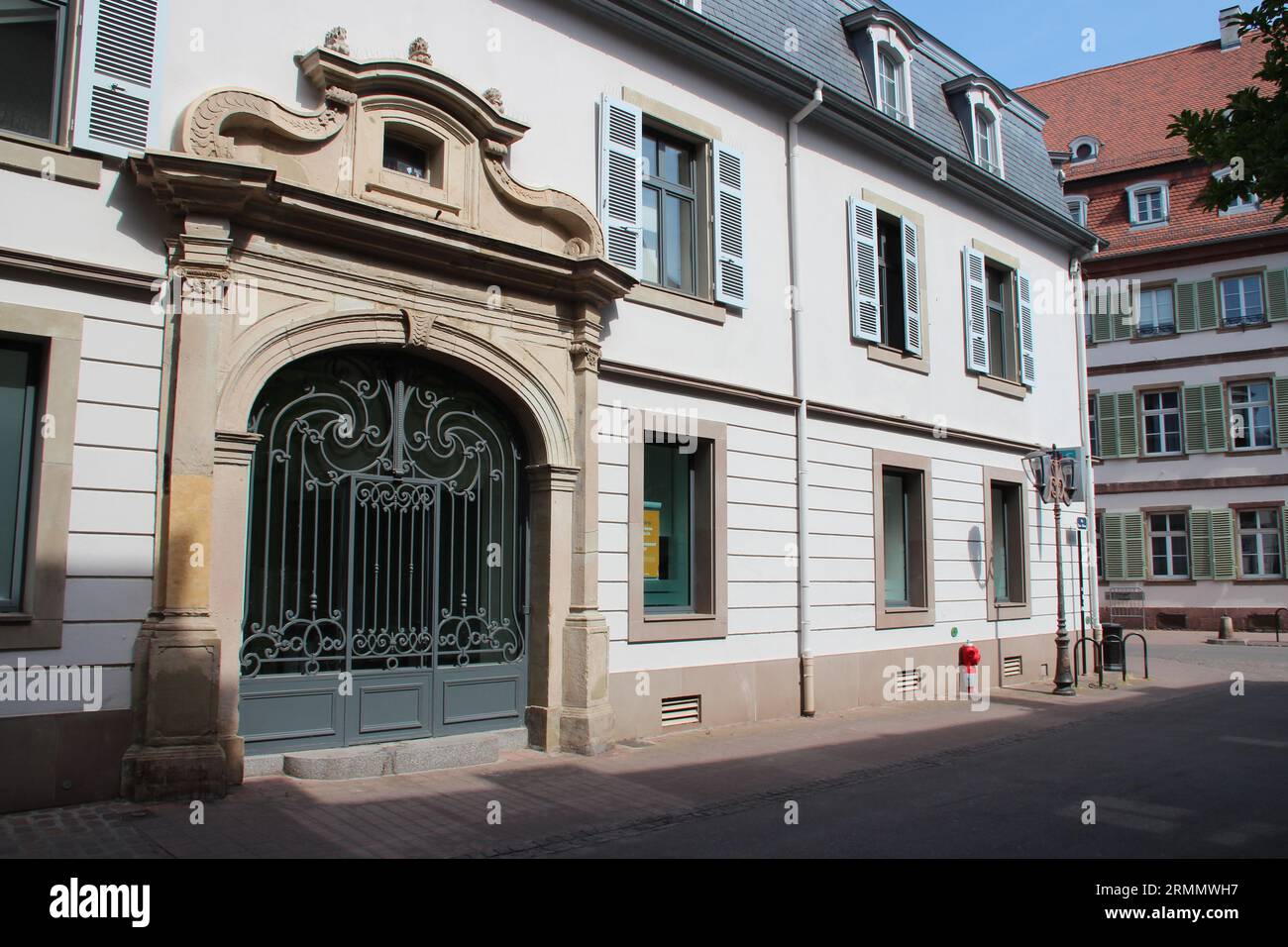old hall in colmar in alsace (france) Stock Photo