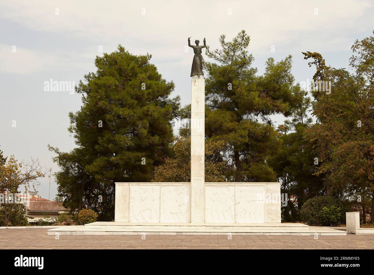 The Hero Monument of Victory, tribute to the fallen thessalian troops of second world war Stock Photo