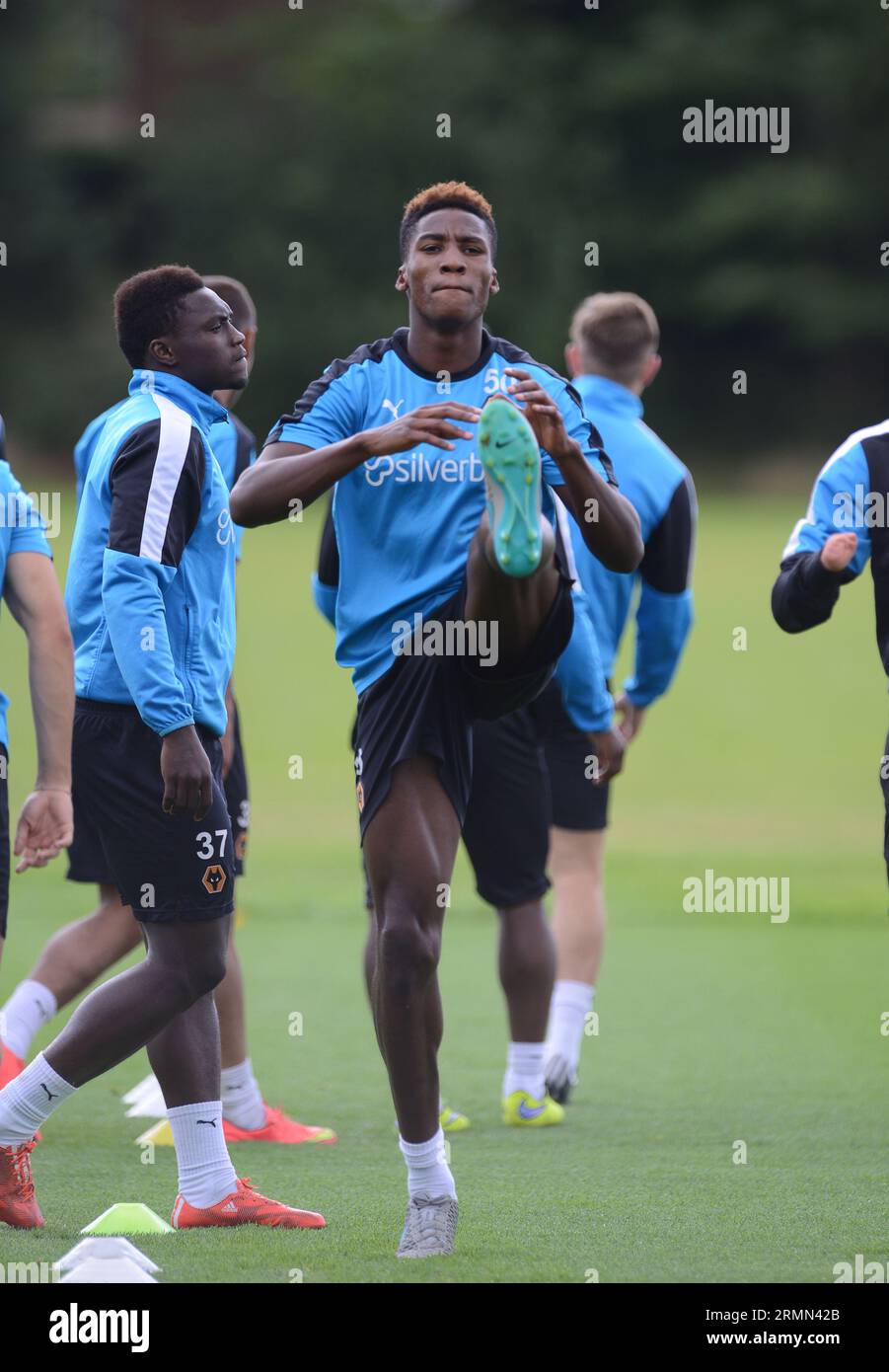 Aaron Hayden of Wolverhampton Wanderers FC under 21s training session