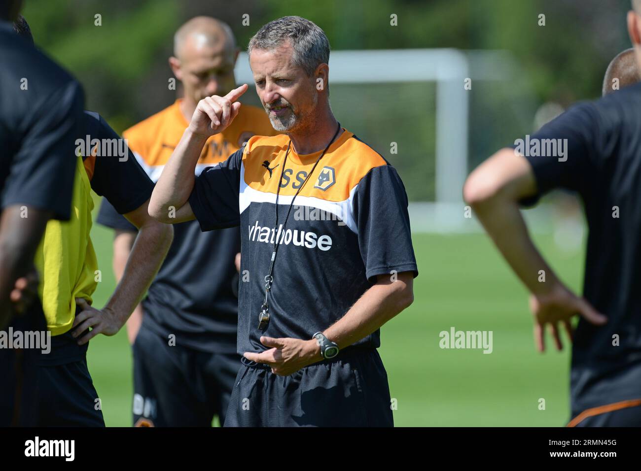 Wolverhampton Wanderers Under 21s football coach Scott Sellars Stock Photo