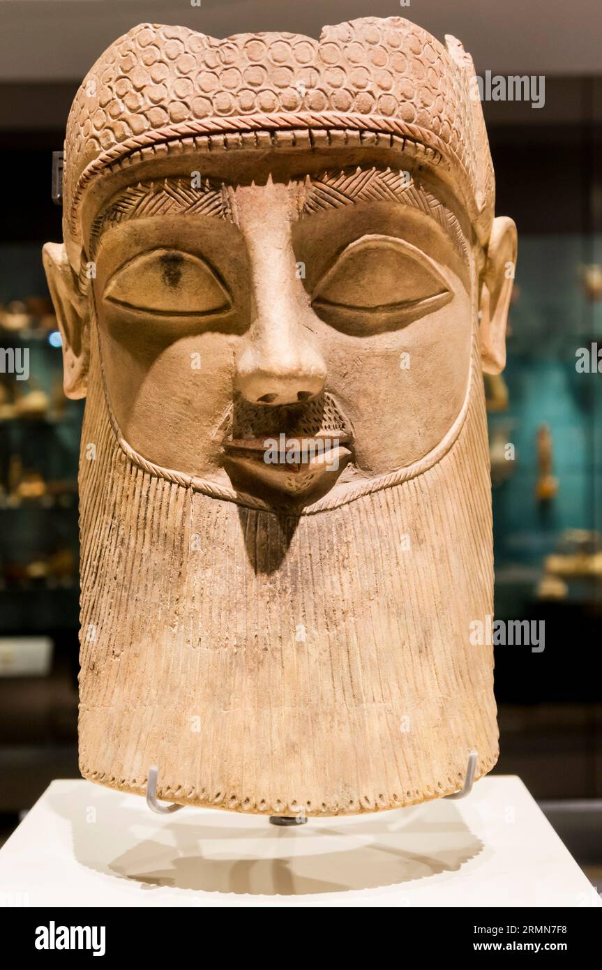 Head Of Terracotta Sculpture From The Sanctuary Of Salamis Toumpa Head Of Terracotta Sculpture From The Sanctuary Of Salamis Toumpa