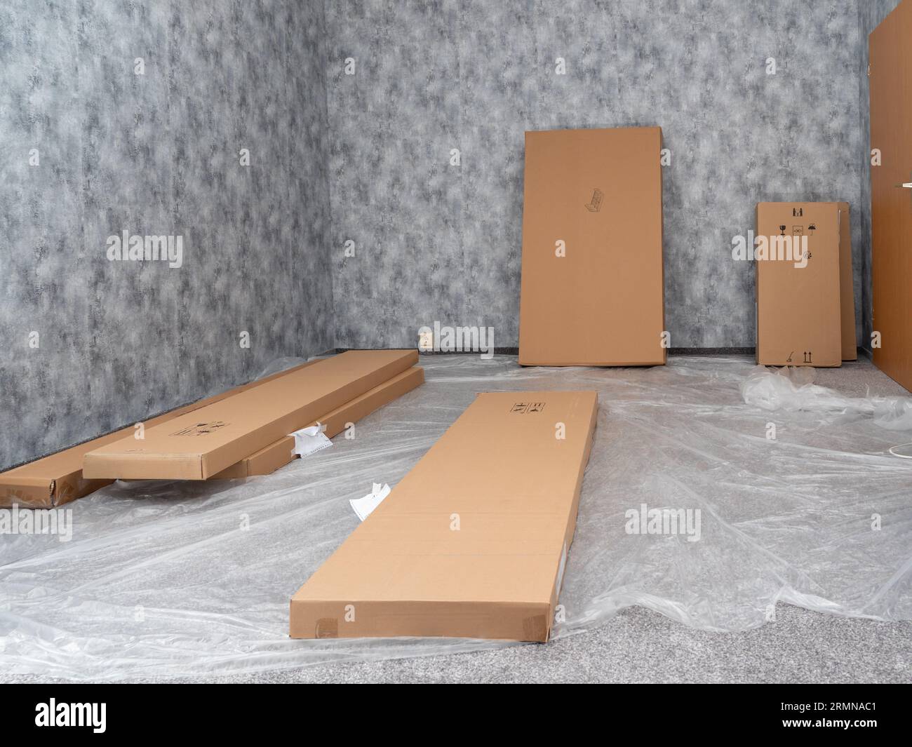 Assembly of new furniture. Spare parts for furniture assembly Stock