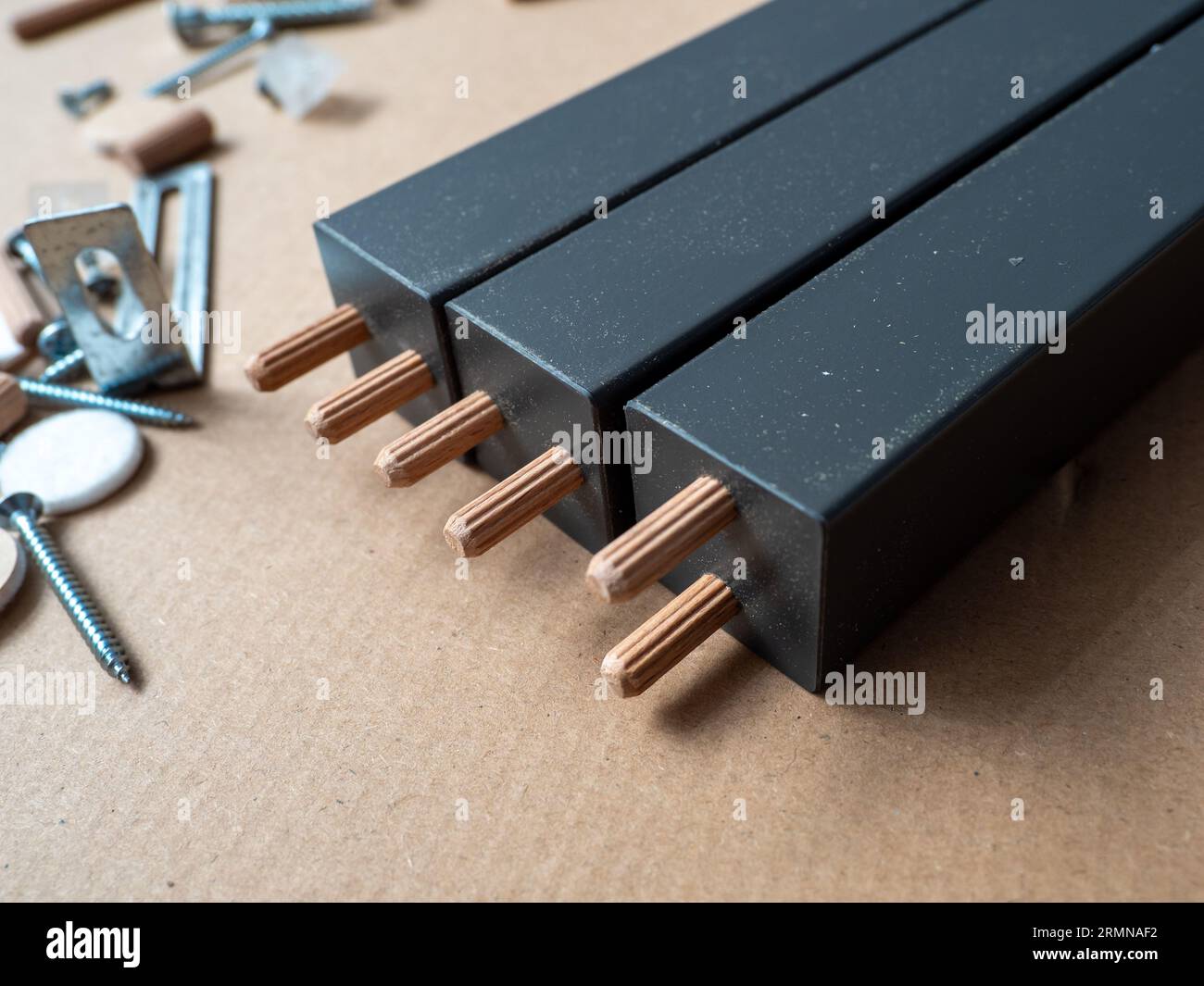 Assembly of new furniture. Spare parts for furniture assembly Stock