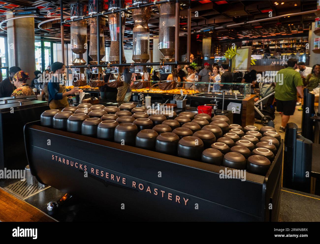 Starbucks reserve roastery cafe in Chelsea Manhattan NYC Stock Photo