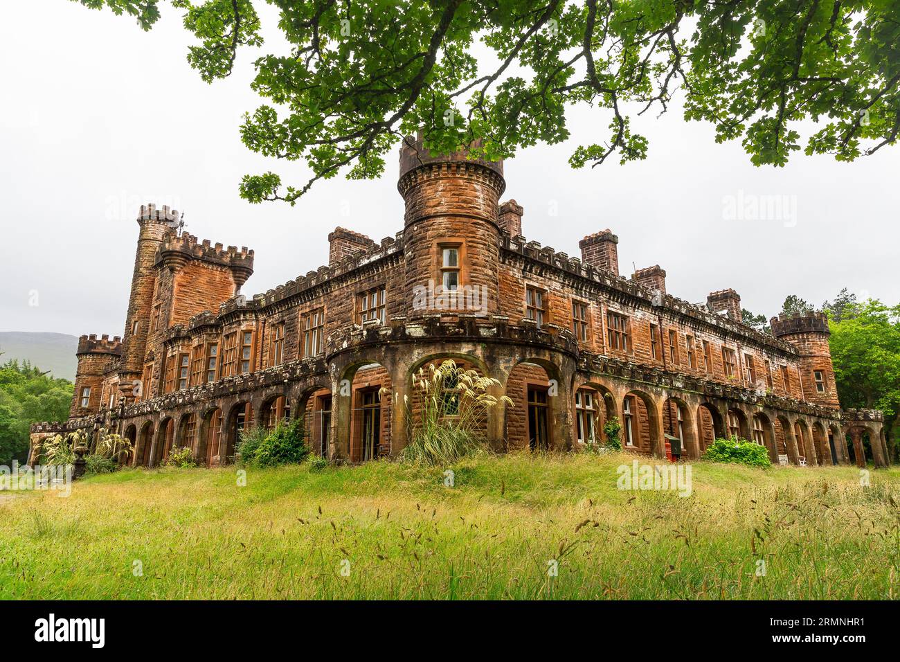 Kinloch Castle, Isle of Rum, Scotland, July 14 2023. Kinloch Castle