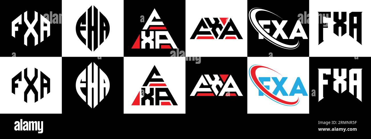 Fxa minimalist logo hi-res stock photography and images - Alamy