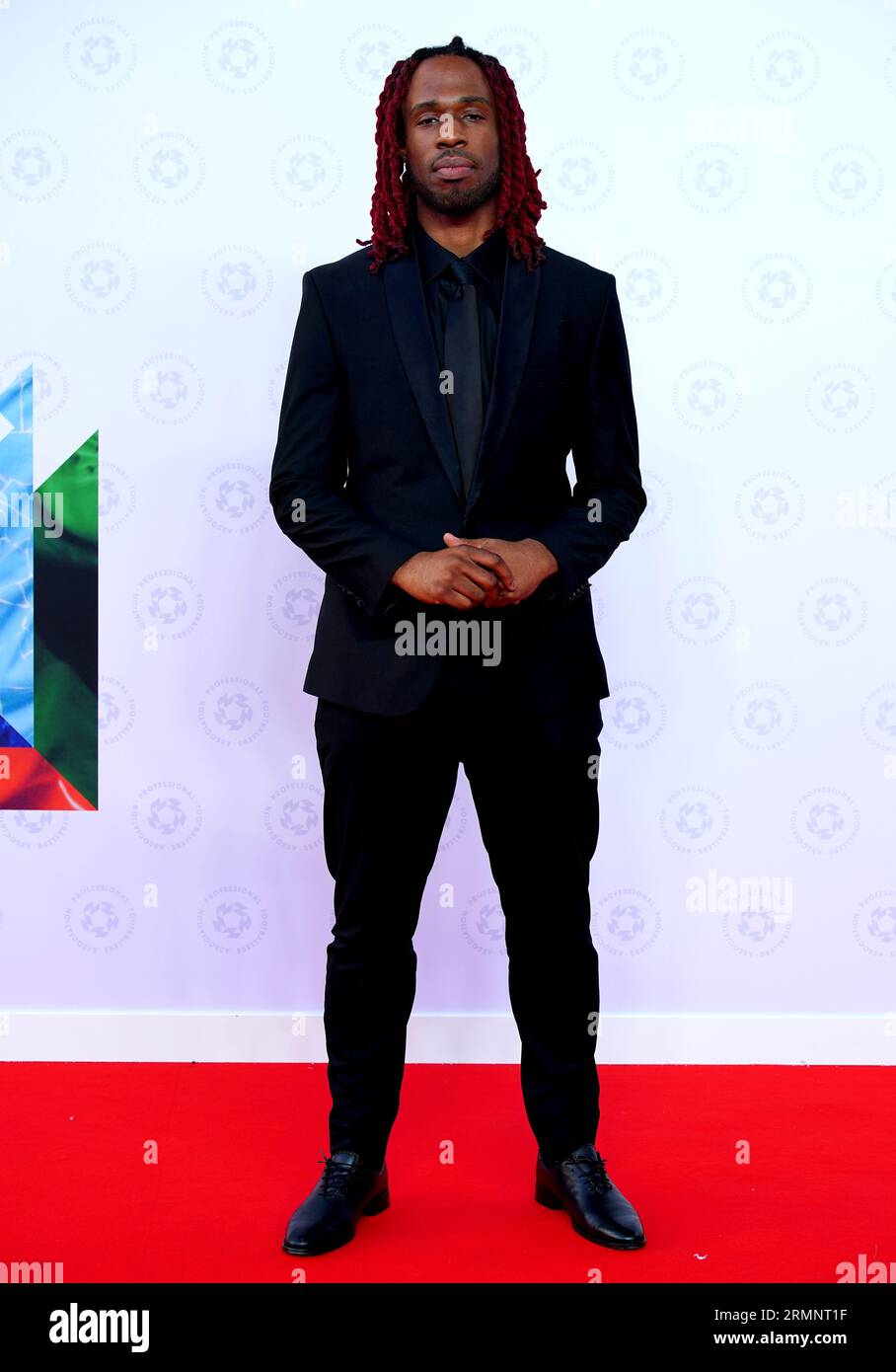 Avelino arrives for the 2023 PFA Awards at The Lowry, Manchester