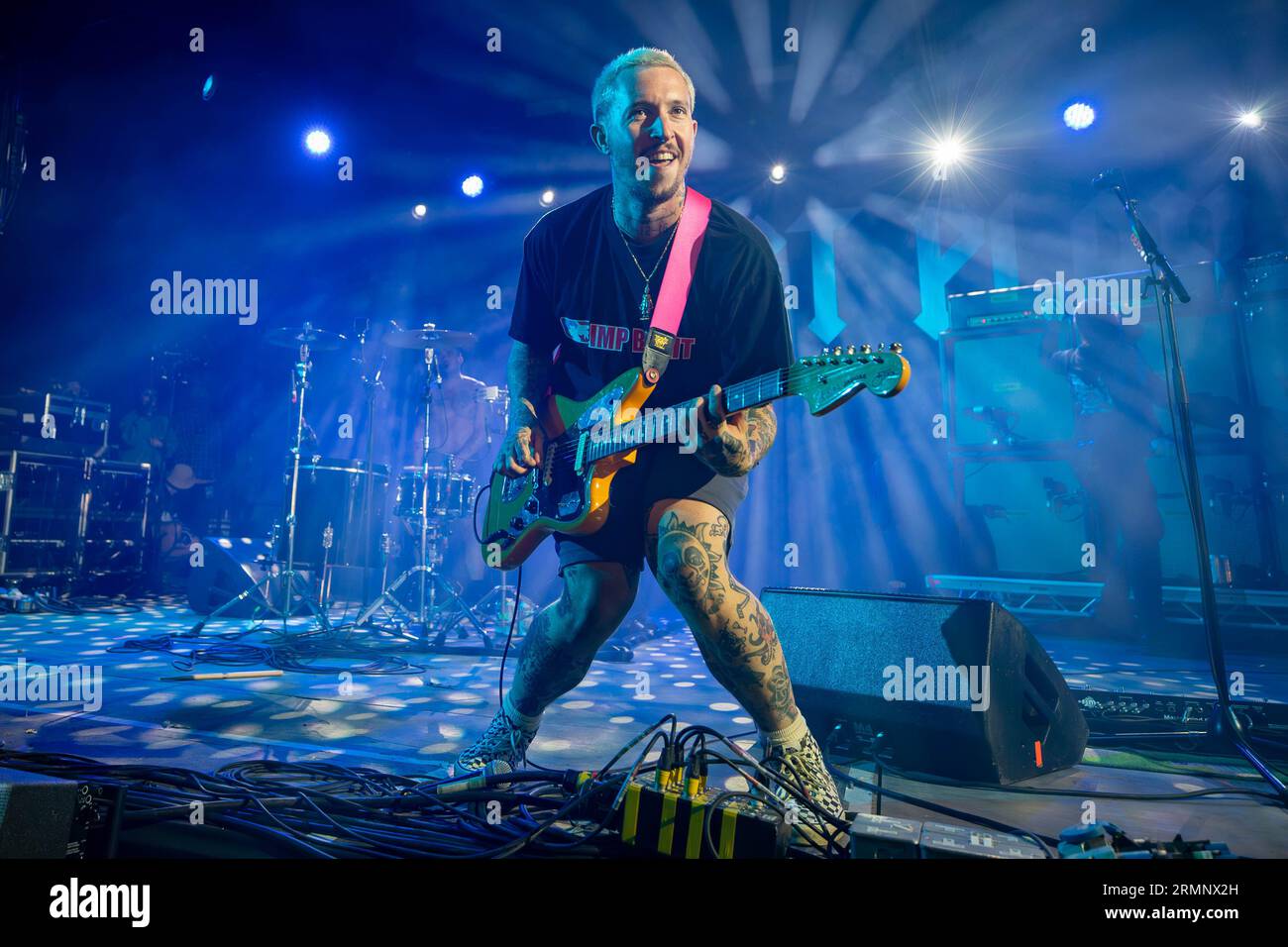 Leeds, UK. Sunday 27 August 2023 The British punk band Soft Play