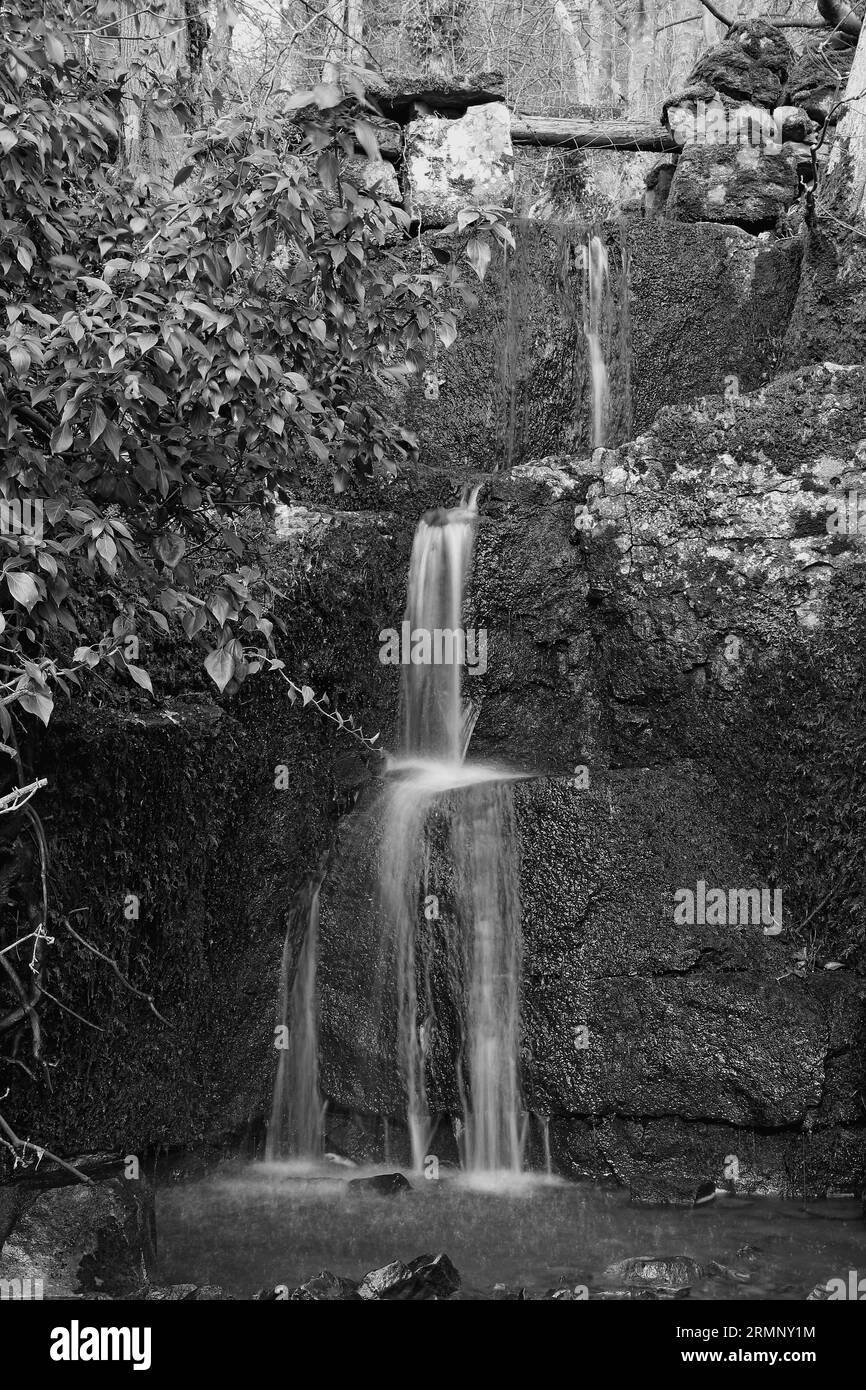 Yorkshire waterfalls Black and White Stock Photos & Images Alamy